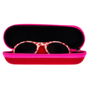 Baby Solo Sunglasses Strawberry Fields Frame w/ Solid Black Lens