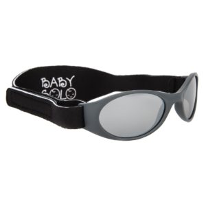 Baby Solo Sunglasses Matte Grey Frame w/ Mirror Silver Lens