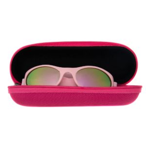 Baby Solo Sunglasses Matte Pink Frame w/ Mirror Rose Gold Lens