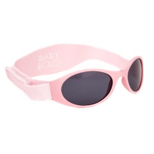 Baby Solo Sunglasses Matte Pink Frame w/ Solid Black Lens