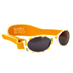 Baby Solo Sunglasses Pineapple Party Frame w/ Solid Black Lens