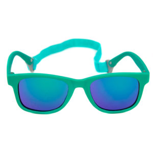 Baby Solo Babyfarer Sunglasses Matte Aqua w- Auqa Mirror Lens