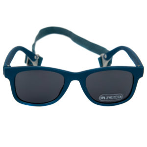 Baby Solo Babyfarer Sunglasses Matte Midnight Blue w: Solid Black Lens
