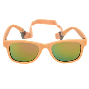 Baby Solo Babyfarer Sunglasses Matte Pink w: Rose Gold Mirror Lens