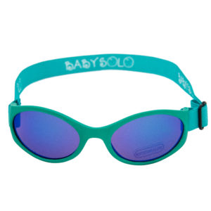 Baby Solo Original 2.0 Large Baby Sunglasses Matte Aqua w: Aqua Mirror
