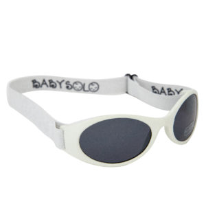 Baby Solo Original 2.0 Large Baby Sunglasses Matte White w: Black 2