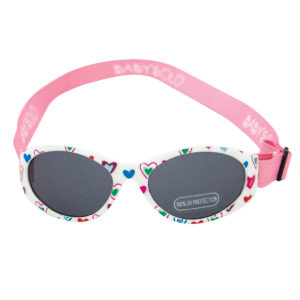 Baby Solo Original 2.0 Small Baby Sunglasses Cutie Pink Heart w: Black