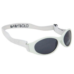 Baby Solo Original 2.0 Small Baby Sunglasses Matte White w: Black 2